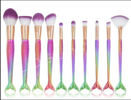 Liore Mermaid Makeup Brushes